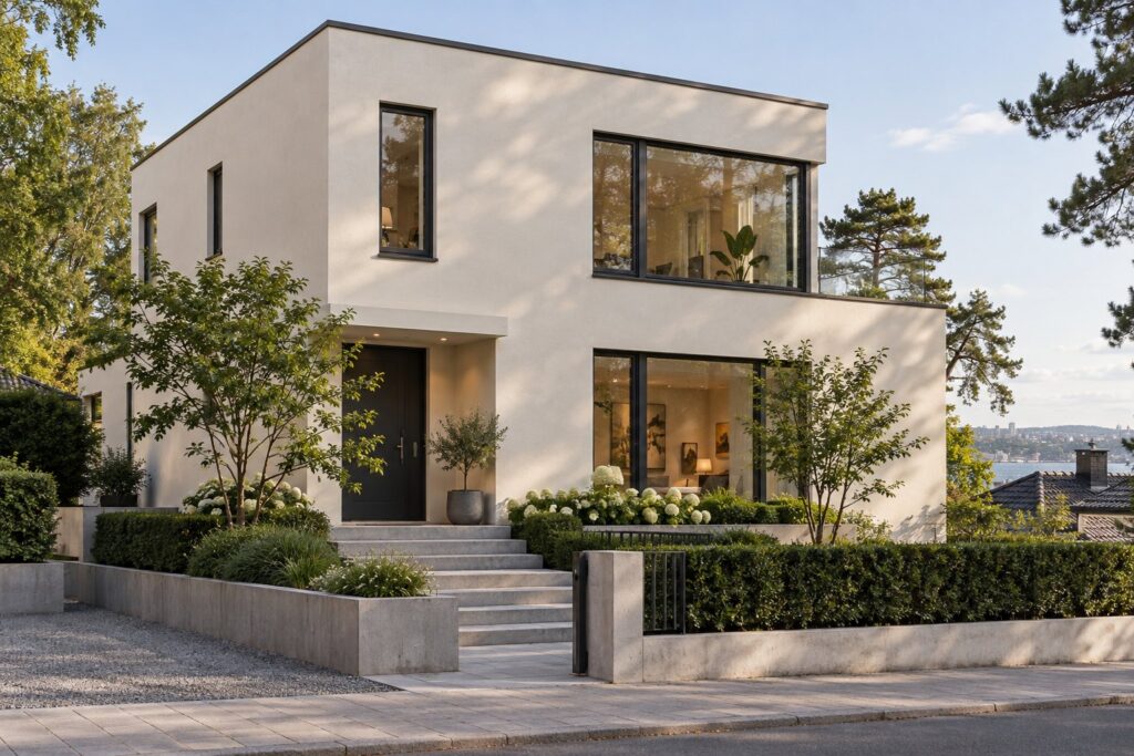 Lys pusset villa